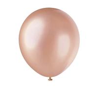 Unique Party - Globos Perlados de Látex - 30 cm - Color Oro Rosa - Paquete de 50 (56893) , color/modelo surtido