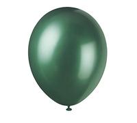 Unique Party - Globos Perlados de Látex - 30 cm - Color Verde - Paquete de 8 (80084)
