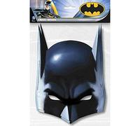 Unique Party - Mascaras de Fiesta - Diseño de Batman - Paquete de 8 (49921)