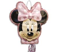 Unique Party - Piñata de Minnie Mouse de Disney, Conformado, Para Tirar (66319)