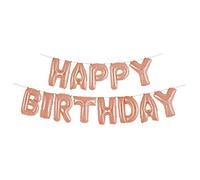 Unique- PARTYKIT Globo, Color oro rosa (53668)