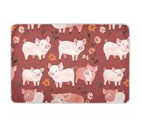 Unique Pet Pig Terracota - Almohadilla reutilizable extragrande para cama de bebé, impermeable, lavable, cubierta de humectación, almohadillas antideslizantes para niños pequeños, 52 pulgadas de largo