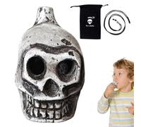 Unique Prop Whistle, Authentic Aztec Sound, Halloween Decoration Whistle, Scary Sounding Whistle, Ancient Ritual Whistle, High Volume Skull Whistle, Human Scream Whistle, Ethereal Death Sound