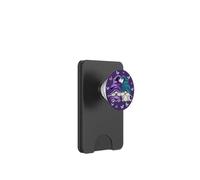 Unique Purple Teal Gnomes For Girls with Butterfly Aesthetic PopSockets PopWallet para MagSafe