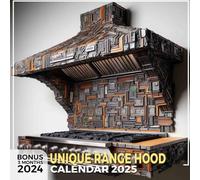 Unique Range Hood 2025: 15 Months of Culinary Charm October 2024 to December 2025 Capturing Stunning Range Hood Designs Perfect for Planning and Organizing in Large Size 8.5 x 8.5 Ideal Gifts