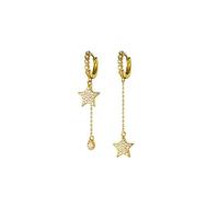 Unique Romantic Tassel Star Drop Ladies Fashion Party Wedding Exquisite Jewelry High-End Earrings