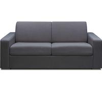 Unique Sofá cama poliéster 3 plazas gris antracita 223x223cm