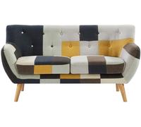 Unique Sofá fijo poliéster 2 plazas multicolor 158x80.5cm