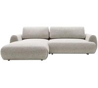 Unique Sofá rinconera poliéster 4 plazas gris claro, gris 270x167cm