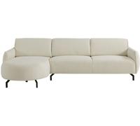 Unique Sofá rinconera poliéster 5 plazas beige 295x150cm