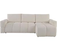 Unique Sofá rinconera poliéster 5 plazas beige 301x178cm