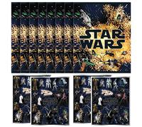 Unique Star Wars Classic Party Favor Bundle | Bolsas de botín, lápices, hojas de pegatinas | cumpleaños infantil, evento temático animado, Halloween, con licencia oficial de Unique