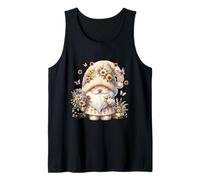 Unique Summer GNOME Graphic For Flower Lovers Cute Butterfly Camiseta sin Mangas
