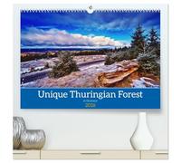 Unique Thuringian Forest (High Quality Premium Wall Calendar 2026 DIN A2 landscape),CALVENDO 12 Month Wall Calendar: Insights into the landscapes of the Thuringian Forest