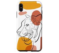 Unique Tiger Line Art Aesthetic For Women and Tiger Lover Carcasa para iPhone XS MAX