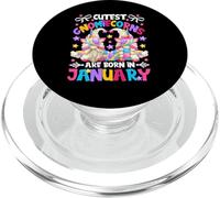 Unique Unicorn Birthday Gnomes For Women Born In January PopSockets PopGrip para MagSafe