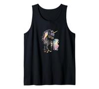 Unique Unicorn Graphic For Girls and Women Dark Unicorn Mom Camiseta sin Mangas