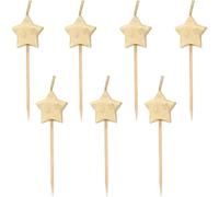 Unique Velas de cumpleaños, estrella, multicolor (72420)