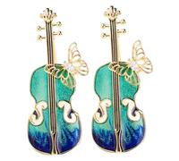 Unique Violin Pin Women Stylish Music Jewelry Brooch for Dresses and Clothing Accessories