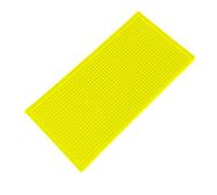 Unique WElinks Alfombrilla de goma antideslizante para barra de bar, bandeja de goteo de vidrio, barra de bebida de cerveza, tapete de servicio (amarillo, 15 x 30 cm)
