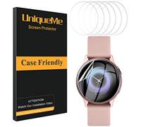 UniqueMe 6 Pack Protector de Pantalla Compatible con Samsung Galaxy Watch Active/Active 2 40mm,TPU Film HD Flexible Protector,Sin Burbujas