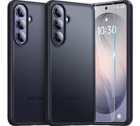 UniqueMe Para Samsung Galaxy S26 Funda - Case para Samsung Galaxy S26 Case Cover Protection,Kit de protección Integral, 1 Funda & 2 Protector Pantalla - Negro