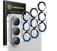 UniqueMe Protector Cámara para Samsung Galaxy S26 Plus - Ultra HD Clara, Anti-Arañazos, Ultra Resistente, Cristal Vidrio Templado 9H, 3 Unidades