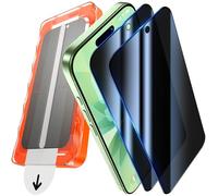 UniqueMe Protector de pantalla de privacidad para iPhone 17 Pro, paquete de 2 unidades C