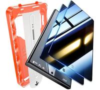 UniqueMe Protector de pantalla de privacidad para Samsung Galaxy S24 Ultra, paquete de 2 [fácil de instalar] [sin burbujas] Protector de pantalla de vidrio templado 9H, cobertura completa, antiespía