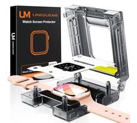 UniqueMe Protector de pantalla para Apple Watch SE3/SE2/SE/4/5/6/7/8/9 de 40/41 mm, paquete de 4 protectores de pantalla transparentes suaves de EPU [no de vidrio] [sin burbujas] [fácil de instalar