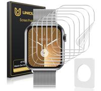 UniqueMe Protector de Pantalla para Apple Watch Series 10 42 mm - 6 Pack, TPU Film HD Flexible Protector,Sin Burbujas