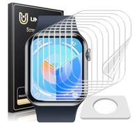UniqueMe Protector de Pantalla para Apple Watch Series 10 42 mm - 8 Pack, TPU Film HD Flexible Protector,Sin Burbujas