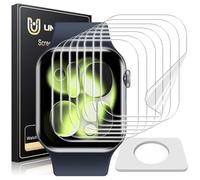 UniqueMe Protector de Pantalla para Apple Watch Series 10 46 mm - 8 Pack, TPU Film HD Flexible Protector,Sin Burbujas