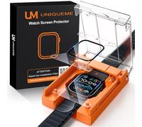 UniqueMe Protector de Pantalla para Apple Watch Ultra 2/Ultra 49 mm, sin burbujas, Sensible al Tacto, 2 Piezas