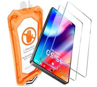 UniqueMe Protector de pantalla para Samsung Galaxy S25 Ultra, paquete de 2 unidades, HD, sin burbujas, fácil instalación, cobertura completa, resistente a los arañazos, kit sin polvo, instalación