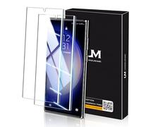 UniqueMe Protector Pantalla para Samsung Galaxy S23 Ultra/S22 Ultra, Compatible con ID de huella dactilar, Cobertura Total 3D, Ultra HD -2 Pack