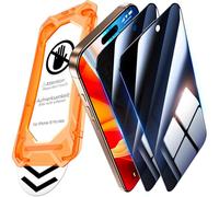 UniqueMe Protector Pantalla Privacidad para iPhone 16 Pro Max - [Protección de Pantalla Completa] Cristal Templado para iPhone 16 Pro Max, Instalación Automática, 2 Piezas