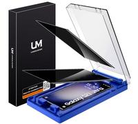 UniqueMe Protector Pantalla Privacidad para Samsung Galaxy S23 Ultra, Auto Alineación Herramienta Kit, Ultra HD, Funda Amistoso,-2 Pack