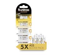 Uniross Pila MN21 A23 23 A 12 V Pilas Alcalinas especializadas - Blíster de 5 Pilas