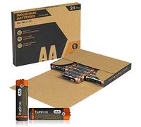 Uniross Pilas alcalinas industriales AA / LR6 / Stylus / 1,5 V - Caja de 24 Pilas