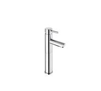 Unisan Icone Eco grifo monomando de lavabo caño alto para un baño moderno - Sin válvula click-clack
