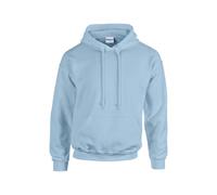 Unisex Adulto Con Capucha Liso Sudadera Top Gildan Mezcla Resistente Jersey