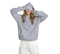 Unisex Airplane Mode Travel Hoodie w/ Built-in Sleep Mask , Comfort Hoodie with Hidden Pockets Design (#6,l)