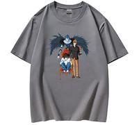 Unisex Anime Death Note Camiseta Ryuk Yagami Light L Lawliet Camiseta de Manga Corta con Cuello Redondo