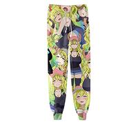 Unisex Anime Miss Kobayashi's Dragon Maid Pantalones Tohru Pantalones Deportivos Kanna Kamui Graphics Pantalones harén de Cintura elástica con cordón