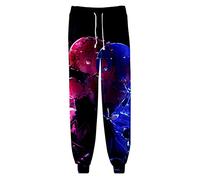 Unisex Anime Re:Life in a Different World from Zero Pantalones Emilia Pantalones Deportivos Rem Graphics Pantalones harén de Cintura elástica con cordón