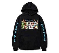 Unisex Anime Sword Art Online Sudadera con Capucha de Manga Larga Sao Pullover Asuna Sudaderas Kirito Camiseta de Manga Corta
