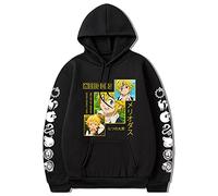 Unisex Anime The Seven Deadly Sins Sudadera con Capucha Meliodas Graphics Pullover Dragon'S Sin of Wrath Casual Sudadera de Manga Larga