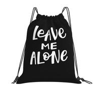 Unisex Bolsa de Deporte Rqwaaed Déjame en Paz Cómoda Mochila Escolar 36x42cm para Entrenamiento,Compras