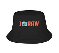 Unisex Bucket Hat Arte De Cámara En Bruto Sombrero De Pescador Protección UV Sombrero De Sol Transpirable Sombreros De Cubo para Verano Camping Excursionismo